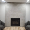 Modern Concrete Fireplace